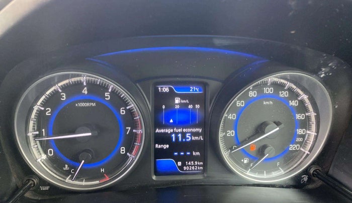 2017 Maruti Baleno ALPHA PETROL 1.2, Petrol, Manual, 90,242 km, Odometer Image