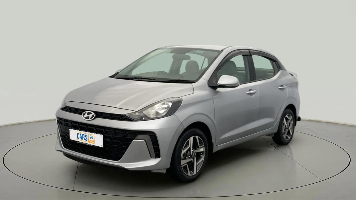 2023 Hyundai AURA SX 1.2 CNG, CNG, Manual, 40,328 km, Left Front Diagonal