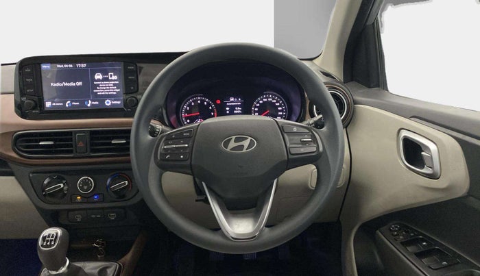2023 Hyundai AURA SX 1.2 CNG, CNG, Manual, 40,328 km, Steering Wheel Close Up