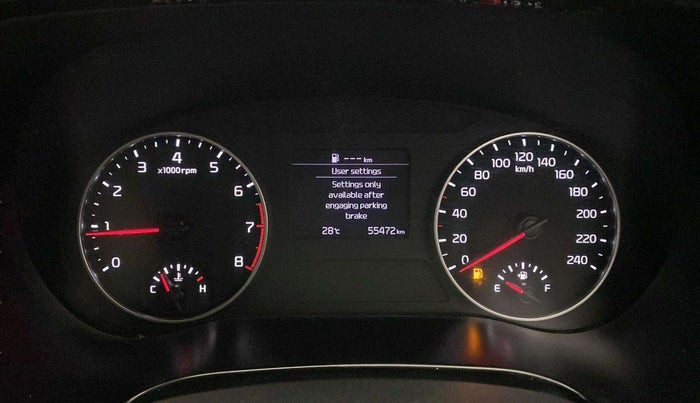 2020 KIA SELTOS HTK PLUS 1.5, Petrol, Manual, 55,518 km, Odometer Image
