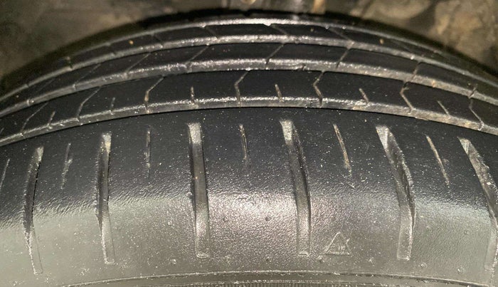 2021 Maruti Baleno ALPHA CVT PETROL 1.2, Petrol, Automatic, 15,548 km, Left Front Tyre Tread
