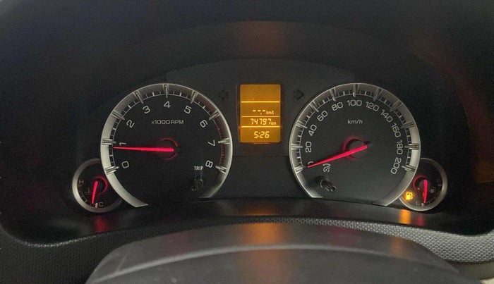 2016 Maruti Swift Dzire VXI, Petrol, Manual, 74,764 km, Odometer Image