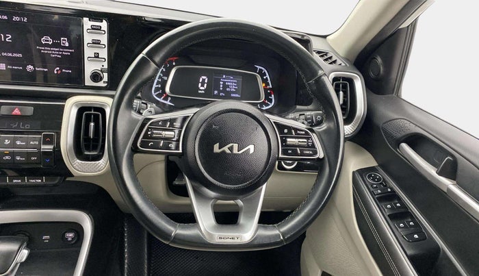 2021 KIA SONET HTX 1.0 DCT, Petrol, Automatic, 53,625 km, Steering Wheel Close Up