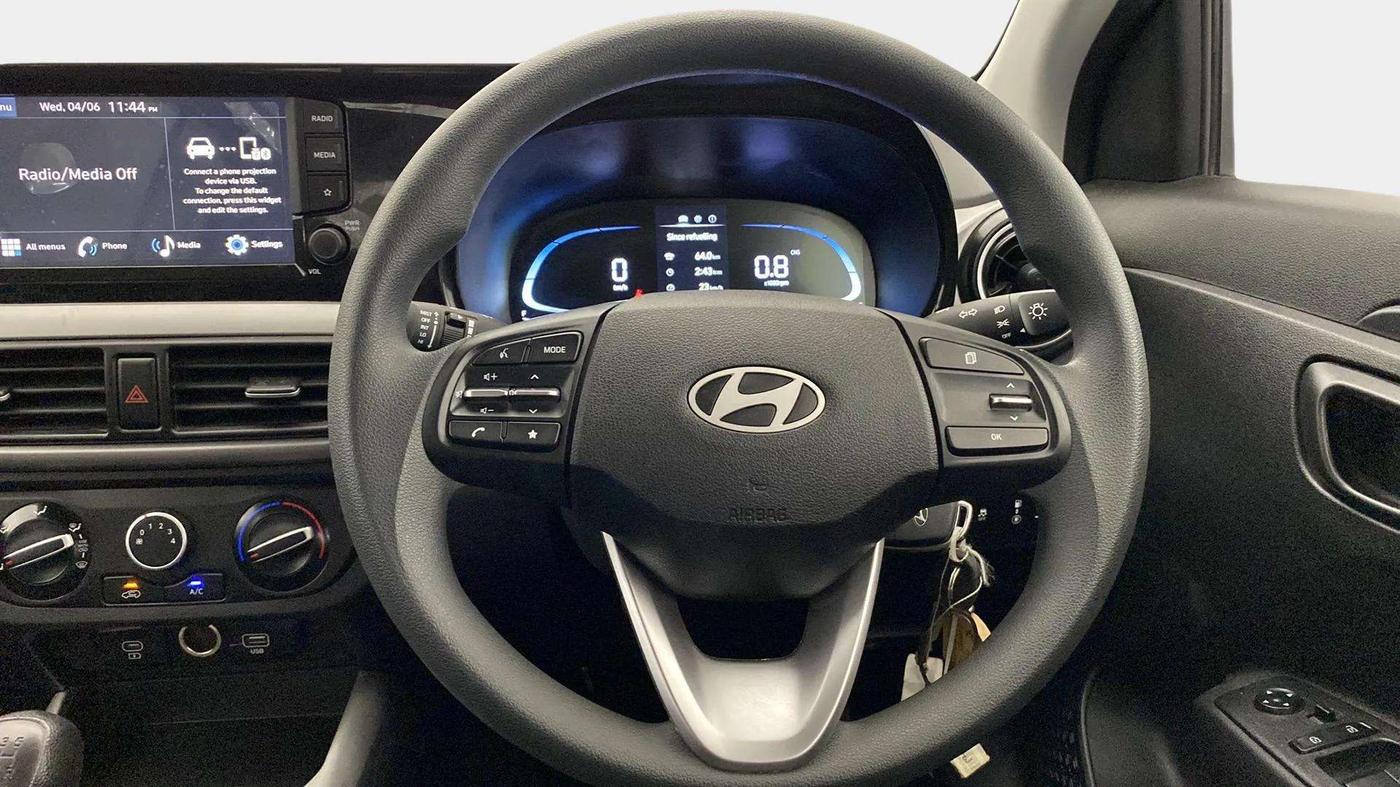 2024 Hyundai EXTER S 1.2 CNG MT, CNG, Manual, 13,625 km, Steering Wheel Close Up