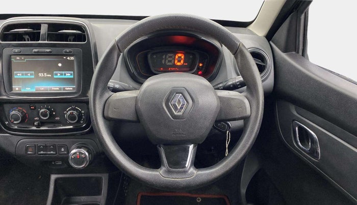 2019 Renault Kwid RXT 1.0 AMT (O), Petrol, Automatic, 27,047 km, Steering Wheel Close Up