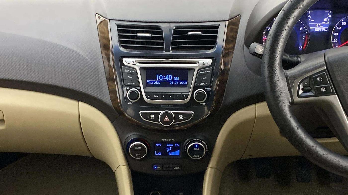 2016 Hyundai Verna 1.6 VTVT S, Petrol, Manual, 89,473 km, Air Conditioner