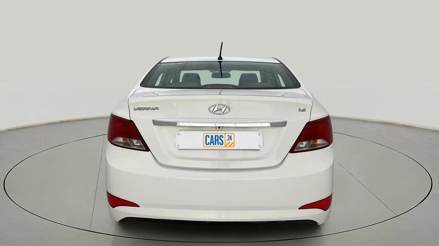 2016 Hyundai Verna 1.6 VTVT S, Petrol, Manual, 89,473 km, Back/Rear