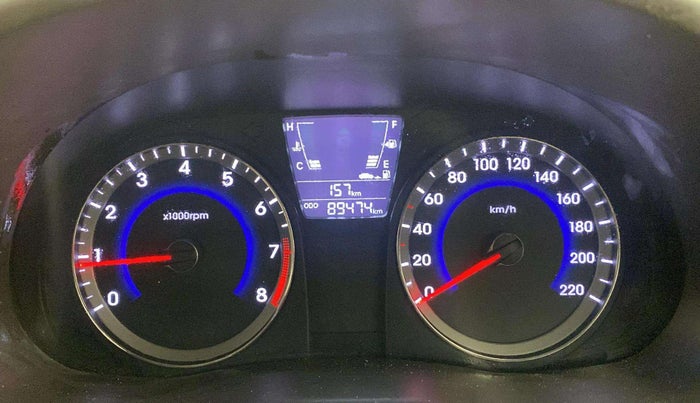 2016 Hyundai Verna 1.6 VTVT S, Petrol, Manual, 89,473 km, Odometer Image