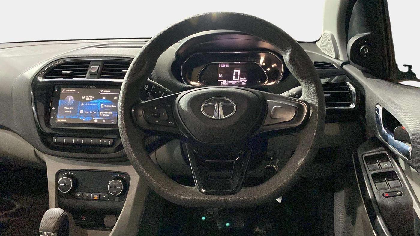 2021 Tata Tiago XZA PLUS PETROL, Petrol, Automatic, 5,458 km, Steering Wheel Close Up