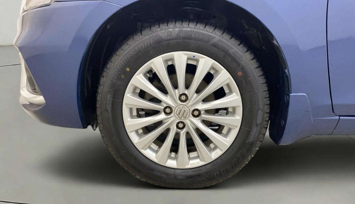 2020 Maruti Ciaz ZETA AT 1.5  SHVS PETROL, Petrol, Automatic, 68,348 km, Left Front Wheel
