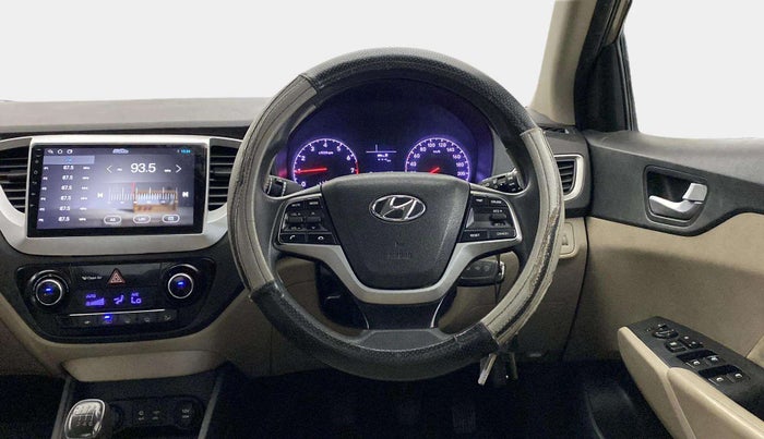 2018 Hyundai Verna 1.4 EX PETROL, Petrol, Manual, 66,756 km, Steering Wheel Close Up