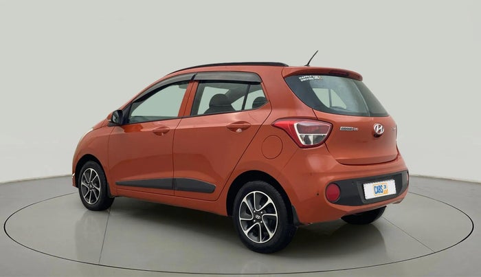 2018 Hyundai Grand i10 SPORTZ (O) AT 1.2 KAPPA VTVT, Petrol, Automatic, 44,382 km, Left Back Diagonal