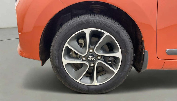 2018 Hyundai Grand i10 SPORTZ (O) AT 1.2 KAPPA VTVT, Petrol, Automatic, 44,382 km, Left Front Wheel