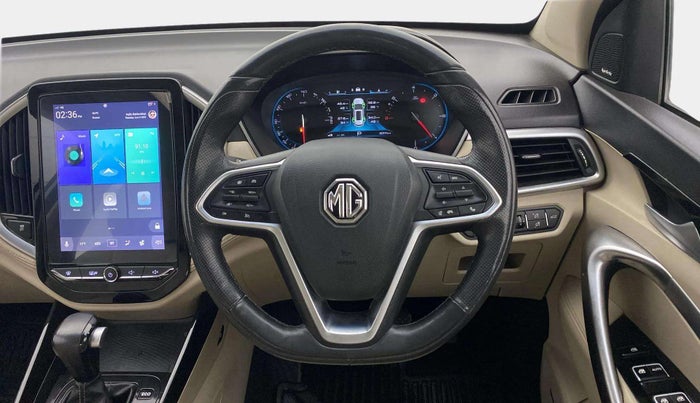 2021 MG HECTOR SHARP 1.5 PETROL CVT, Petrol, Automatic, 30,104 km, Steering Wheel Close Up