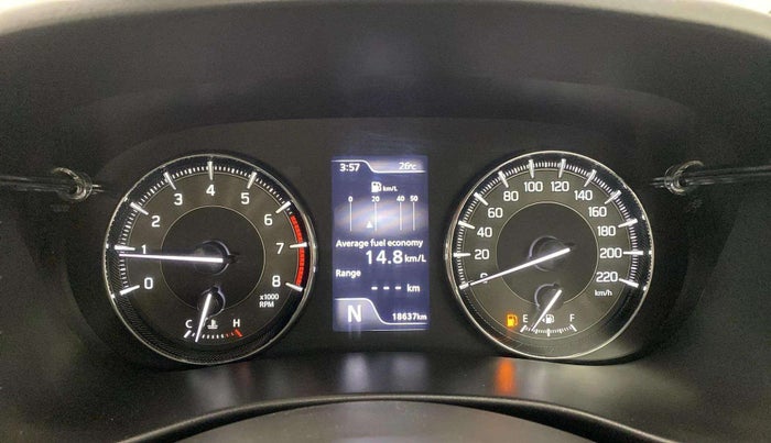 2023 Toyota Glanza V AMT, Petrol, Automatic, 18,634 km, Odometer Image