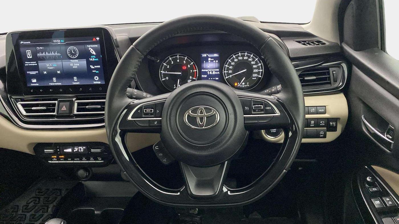 2023 Toyota Glanza V AMT, Petrol, Automatic, 18,898 km, Steering Wheel Close Up