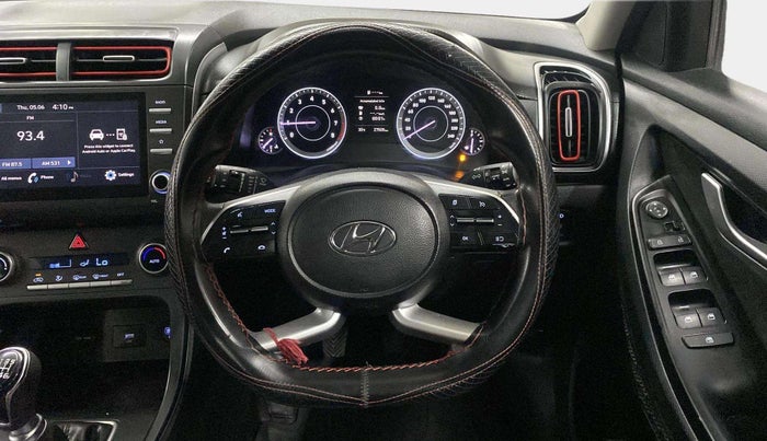 2022 Hyundai Creta S PLUS KNIGHT 1.5 PETROL, Petrol, Manual, 27,488 km, Steering Wheel Close Up