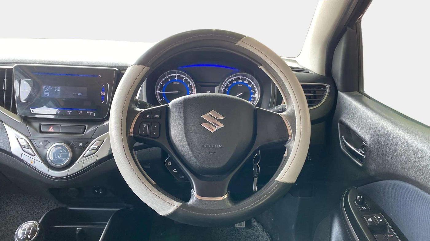 2022 Maruti Baleno DELTA PETROL 1.2, Petrol, Manual, 24,558 km, Steering Wheel Close Up