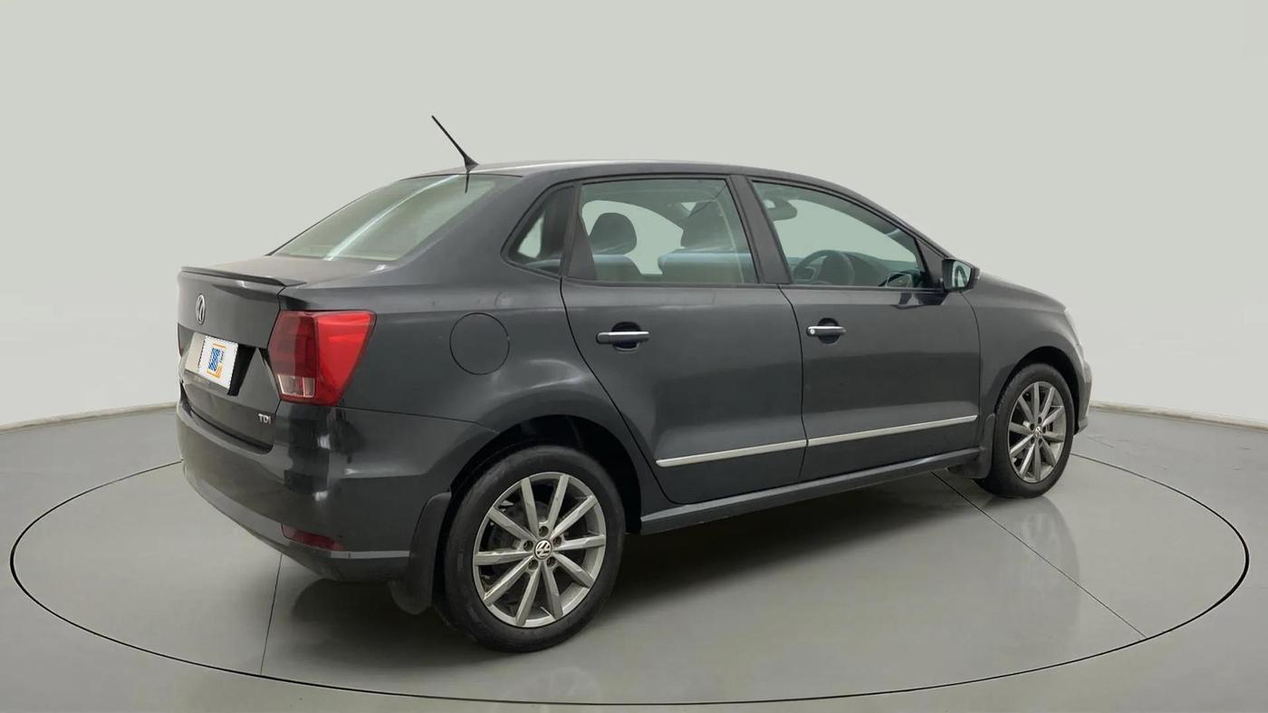 2019 Volkswagen Ameo HIGHLINE PLUS 1.5L 16 ALLOY, Diesel, Manual, 72,391 km, Right Back Diagonal