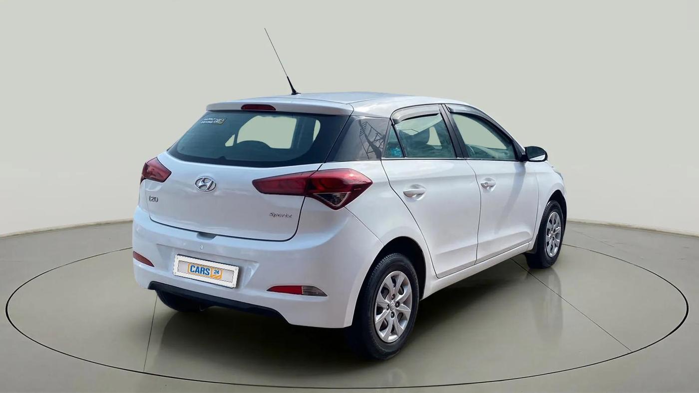 2017 Hyundai Elite i20 SPORTZ 1.2, Petrol, Manual, 72,565 km, Right Back Diagonal