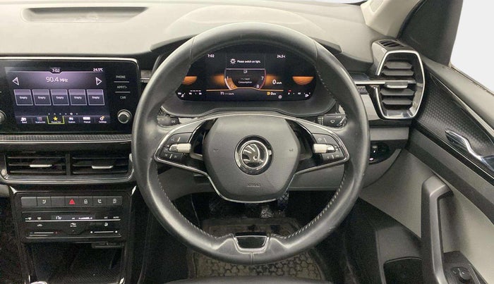 2023 Skoda KUSHAQ STYLE 1.0L TSI MT, Petrol, Manual, 37,821 km, Steering Wheel Close Up