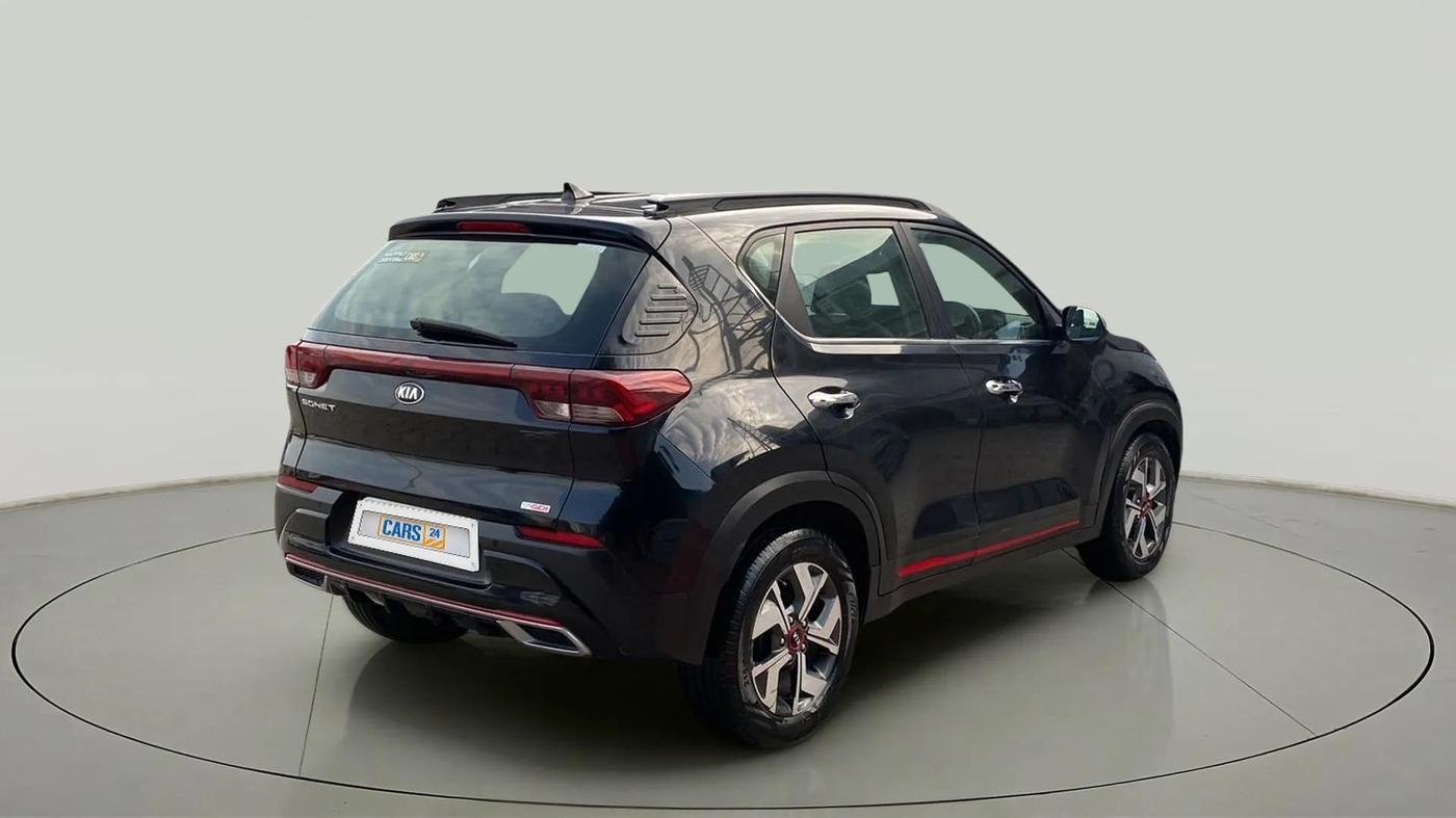 2020 KIA SONET GTX PLUS 1.0 DCT, Petrol, Automatic, 19,601 km, Right Back Diagonal