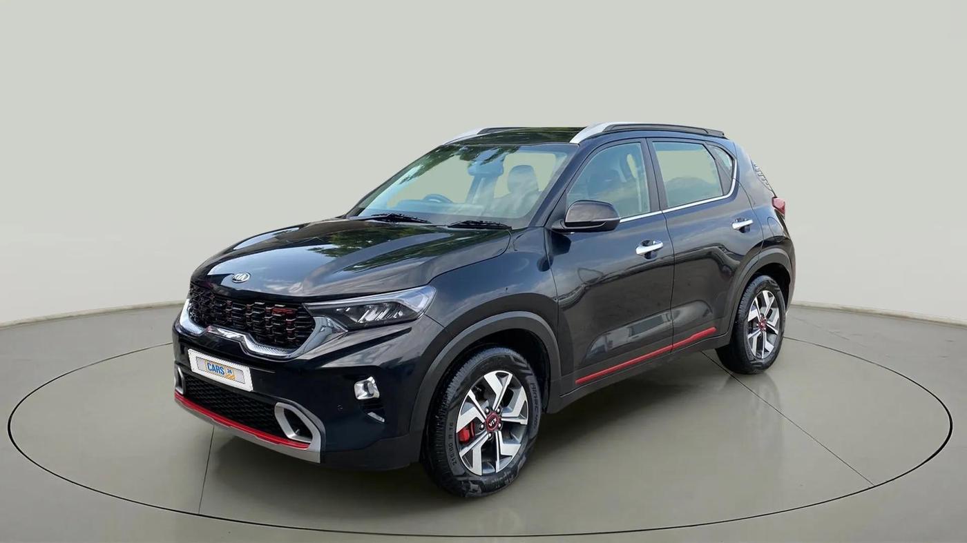 2020 KIA SONET GTX PLUS 1.0 DCT, Petrol, Automatic, 19,601 km, Left Front Diagonal