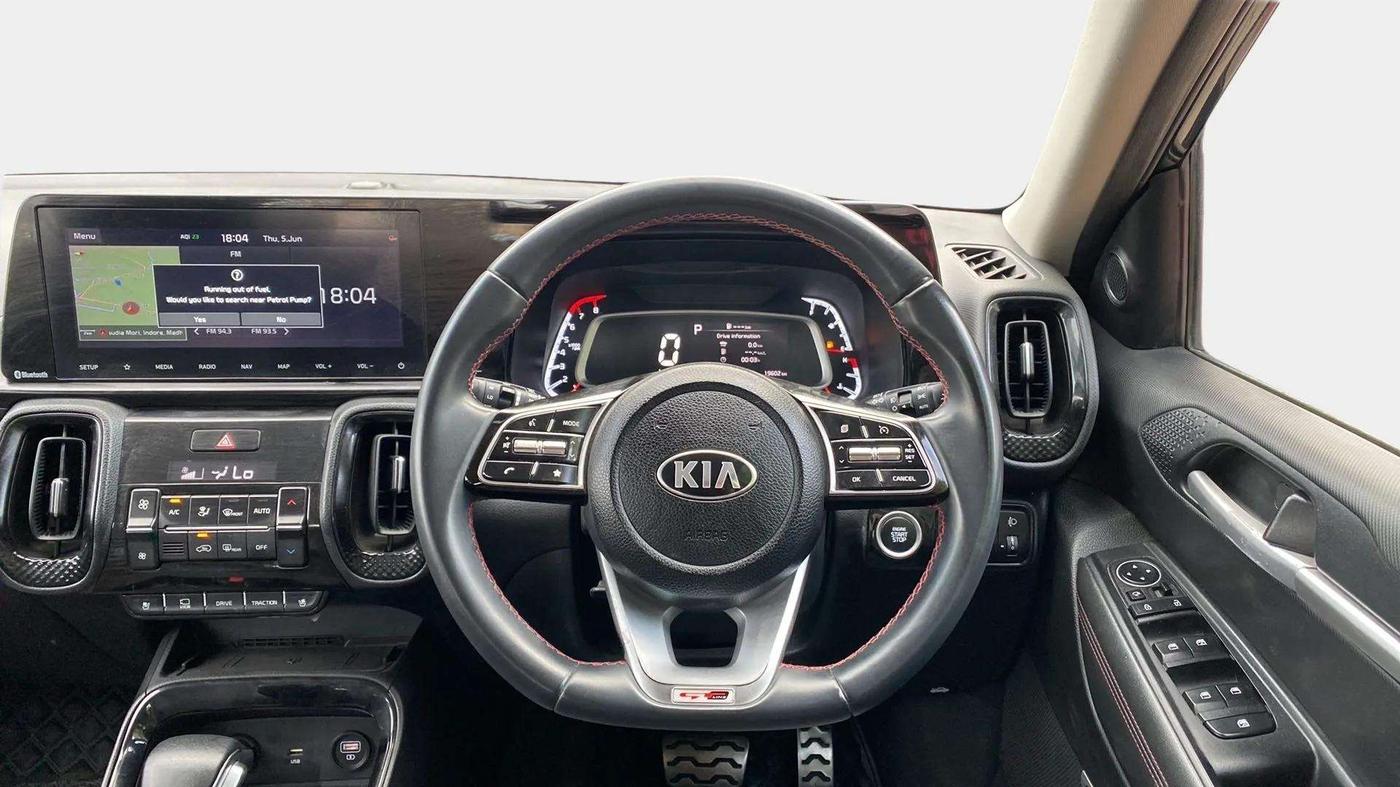 2020 KIA SONET GTX PLUS 1.0 DCT, Petrol, Automatic, 19,601 km, Steering Wheel Close Up