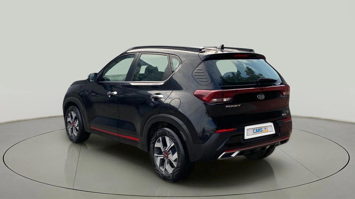 2020 KIA SONET GTX PLUS 1.0 DCT, Petrol, Automatic, 19,601 km, Left Back Diagonal