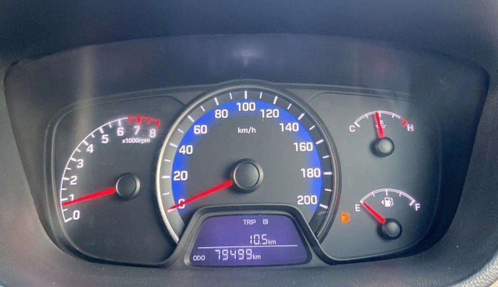 2016 Hyundai Xcent SX 1.2, Petrol, Manual, 79,486 km, Odometer Image