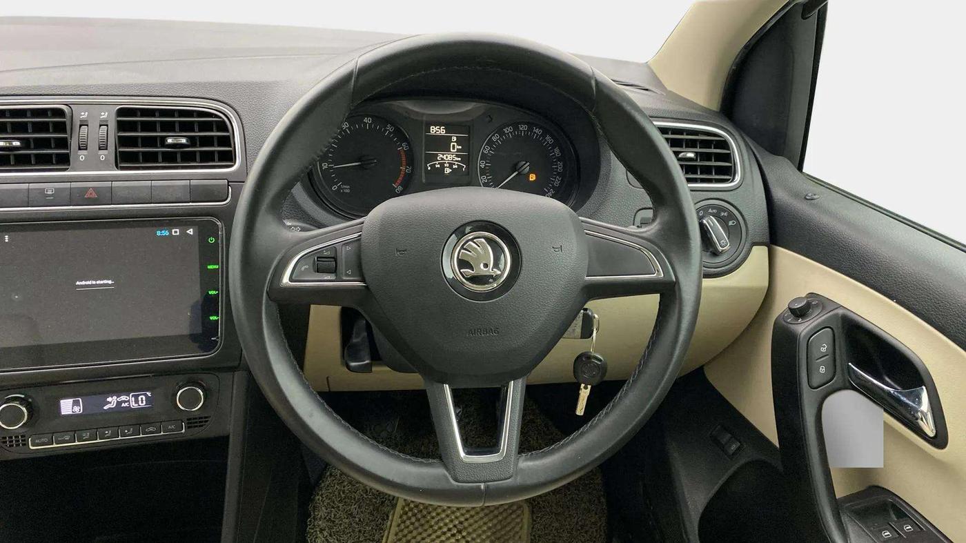 2021 Skoda Rapid STYLE TSI, Petrol, Manual, 24,206 km, Steering Wheel Close Up