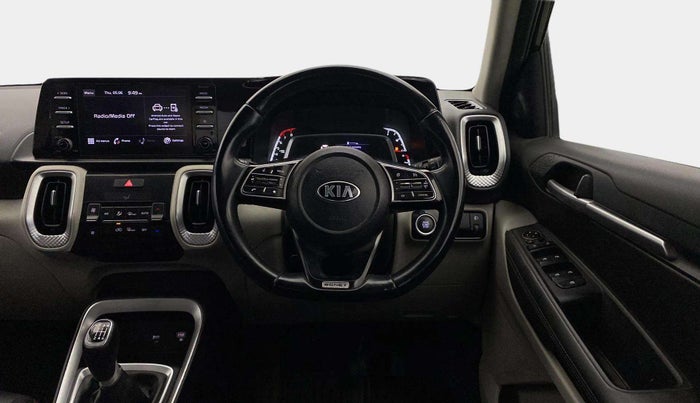 2020 KIA SONET HTX 1.0 IMT, Petrol, Manual, 80,876 km, Steering Wheel Close Up
