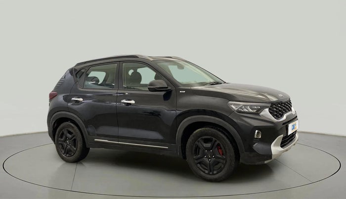 2020 KIA SONET HTX 1.0 IMT, Petrol, Manual, 80,876 km, Right Front Diagonal