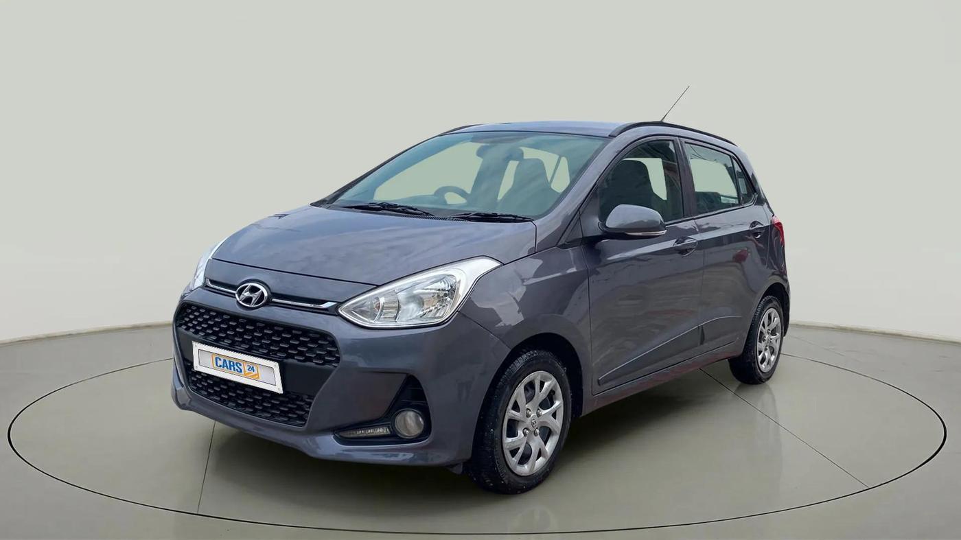 2019 Hyundai Grand i10 SPORTZ 1.2 KAPPA VTVT, Petrol, Manual, 82,852 km, Left Front Diagonal