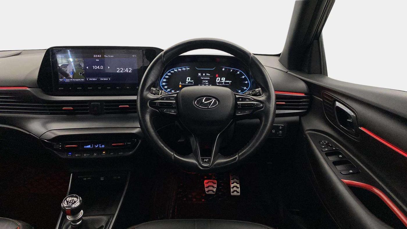 2022 Hyundai NEW I20 N LINE N8 1.0 TURBO GDI IMT, Petrol, Manual, 53,334 km, Steering Wheel Close Up