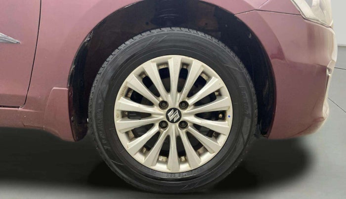 2015 Maruti Ciaz ZXI, Petrol, Manual, 91,410 km, Right Front Wheel