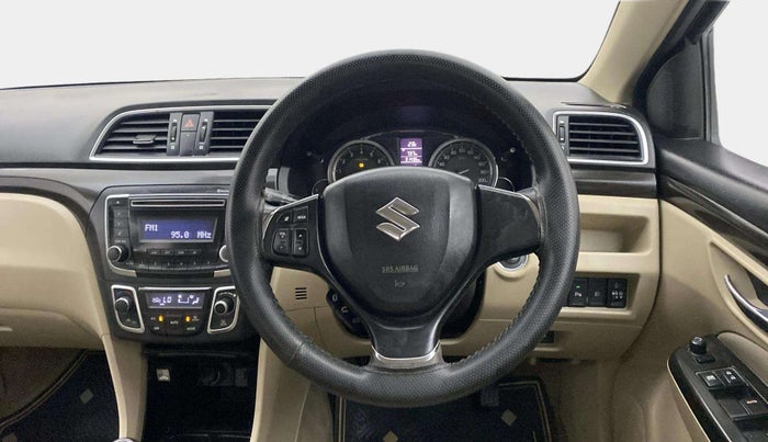2015 Maruti Ciaz ZXI, Petrol, Manual, 91,410 km, Steering Wheel Close Up
