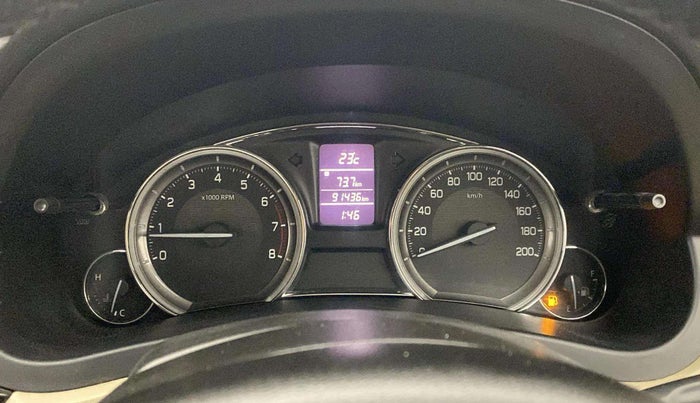 2015 Maruti Ciaz ZXI, Petrol, Manual, 91,410 km, Odometer Image