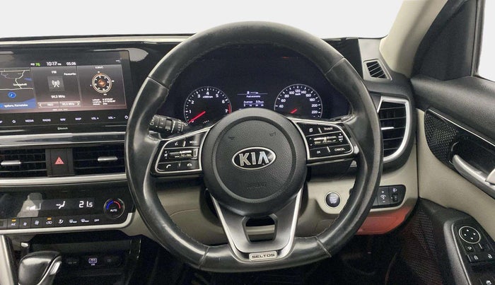 2020 KIA SELTOS HTX IVT 1.5 PETROL, Petrol, Automatic, 27,415 km, Steering Wheel Close Up