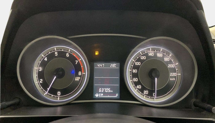 2018 Maruti Dzire ZXI, CNG, Manual, 63,674 km, Odometer Image