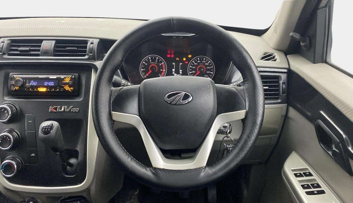 2016 Mahindra Kuv100 K4 PLUS D 6 STR, Diesel, Manual, 80,435 km, Steering Wheel Close Up