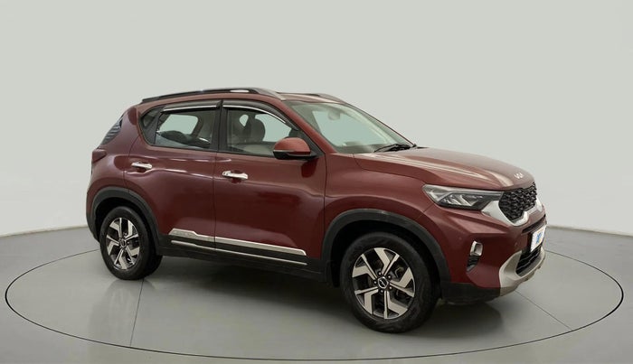 2021 KIA SONET HTX 1.0 IMT, Petrol, Manual, 43,133 km, Right Front Diagonal