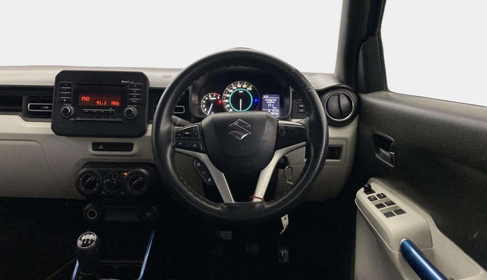 2017 Maruti IGNIS DELTA 1.2, Petrol, Manual, 38,251 km, Steering Wheel Close Up