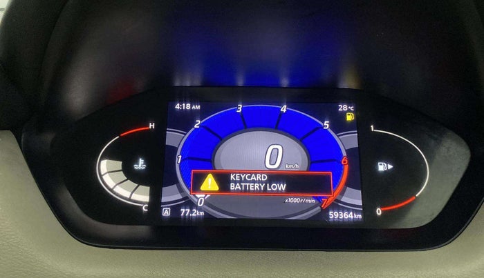 2022 Nissan MAGNITE XV TURBO CVT, Petrol, Automatic, 59,330 km, Odometer Image