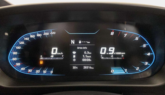 2023 Hyundai NEW I20  SPORTZ 1.0TURBO DCT, Petrol, Automatic, 28,310 km, Odometer Image