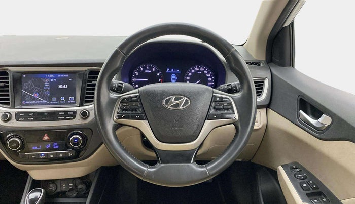 2019 Hyundai Verna 1.6 VTVT SX + AT, Petrol, Automatic, 1,06,751 km, Steering Wheel Close Up