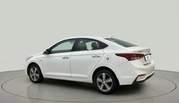 2019 Hyundai Verna 1.6 VTVT SX + AT, Petrol, Automatic, 1,06,751 km, Left Back Diagonal