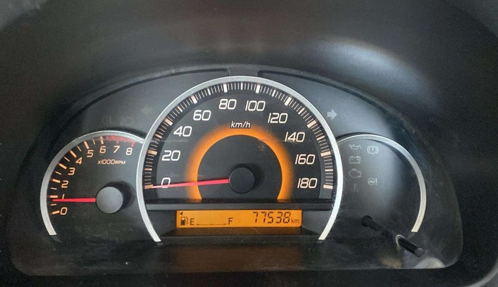 2015 Maruti Wagon R 1.0 VXI, Petrol, Manual, 77,532 km, Odometer Image