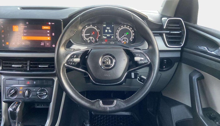 2022 Skoda KUSHAQ AMBITION 1.0L TSI AT, Petrol, Automatic, 32,605 km, Steering Wheel Close Up