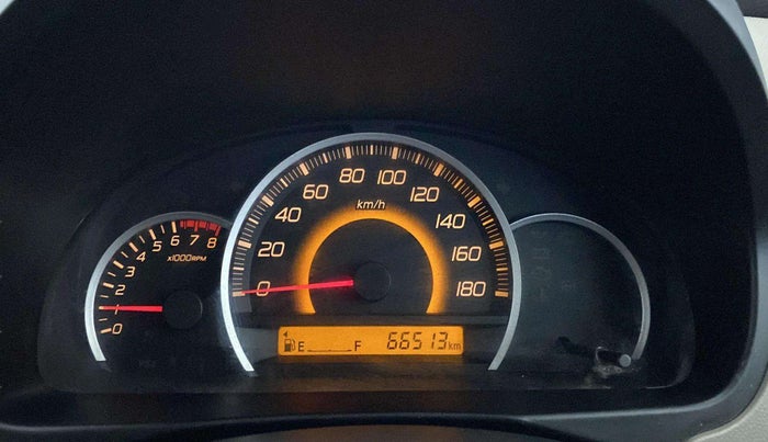2013 Maruti Wagon R 1.0 VXI, Petrol, Manual, 66,461 km, Odometer Image